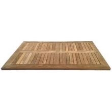 Emu Tom Teak Outdoor Table Top Only, 48 x 32 inch.