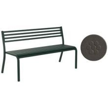 Emu Segno Antique Bronze Outdoor Indoor Stacking Bench, 32 X 66 X 23 Inch