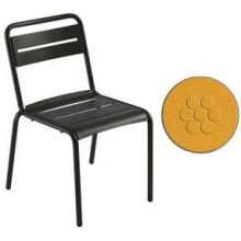 Emu Star Antique Orange Outdoor Indoor Stacking Side Chair, 32 x 21.5 x 24 inch -- 4 per case.