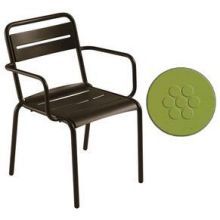 Emu Star Antique Green Outdoor Indoor Stacking Armchair, 32 X 23 X 24 Inch -- 4 Per Case