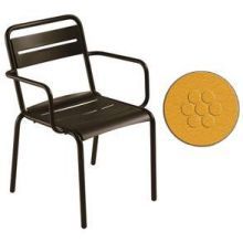 Emu Star Antique Orange Outdoor Indoor Stacking Armchair, 32 X 23 X 24 Inch -- 4 Per Case