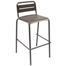 Emu Star Antique Bronze Outdoor Indoor Stacking Barstool, 41.5 x 22 x 23.5 inch -- 4 per case.