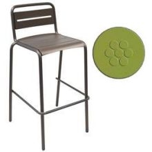 Emu Star Antique Green Outdoor Indoor Stacking Barstool, 41.5 x 22 x 23.5 inch -- 4 per case.