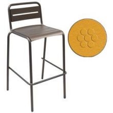Emu Star Antique Orange Outdoor Indoor Stacking Barstool, 41.5 x 22 x 23.5 inch -- 4 per case.