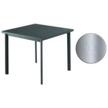 Emu Star Ada Glossy Aluminum Outdoor Indoor Table, 40 inch.