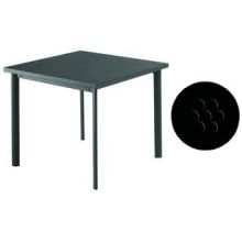Emu Star Ada Antique Black Outdoor Indoor Table, 40 inch.