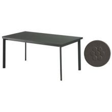 Emu Star Antique Bronze Outdoor Indoor Table, 64 x 36 x 30 inch.