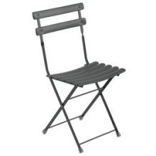 Emu Arc En Ciel Antique Iron Outdoor Indoor Folding Side Chair, 32 x 17 x 17 inch -- 12 per case.