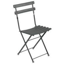 Emu Arc En Ciel Antique Iron Outdoor Indoor Folding Side Chair, 32 X 17 X 17 Inch -- 12 Per Case