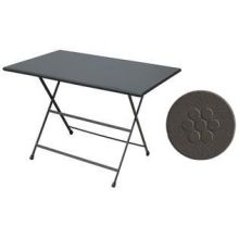 Emu Arc En Ciel Antique Bronze Outdoor Indoor Folding Table, 44 x 28 x 2 9.5 inch.