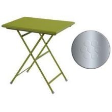Emu Arc En Ciel Glossy Aluminum Outdoor Indoor Folding Table, 20 x 28 inch.