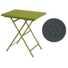 Emu Arc En Ciel Antique Iron Outdoor Indoor Folding Table, 20 x 28 inch.