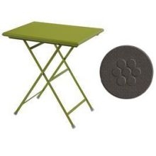 Emu Arc En Ciel Antique Bronze Outdoor Indoor Folding Table, 20 x 28 inch.