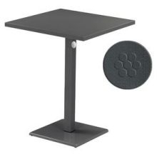 Emu Lock Antique Iron Outdoor Indoor Bar Table, 41.5 x 20 x 32 inch.