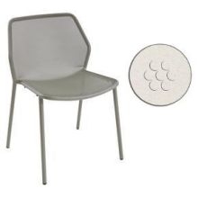 Emu Darwin Antique White Outdoor Indoor Stacking Side Chair, 30.5 x 21 x 21.5 inch -- 4 per case.