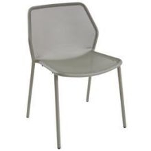 Emu Darwin Antique Moss Grey Outdoor Indoor Stacking Side Chair, 30.5 x 21 x 21.5 inch -- 4 per case.