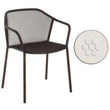 Emu Darwin Antique White Outdoor Indoor Stacking Armchair, 30.5 X 23.5 X 21.5 Inch -- 4 Per Case
