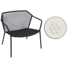 Emu Darwin Antique White Outdoor Indoor Stacking Lounge Armchair, 29.5 X 30.5 X 28.5 Inch -- 2 Per Case