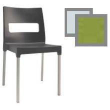 Emu Olly Green Outdoor Stacking Side Chair, 33 X 19.5 X 21 Inch -- 4 Per Case