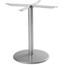 Emu Bistro Glossy Aluminum Outdoor Indoor Table Base Only, 31 x 20 x 5 inch.