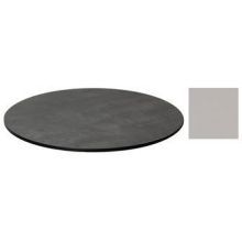 Emu Alf Round Metal Brushed Outdoor Indoor Table Top Only, 24 X 24 Inch
