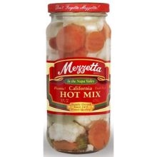 Mezzetta Hot Mix Vegetables - 16 ounce -- 6 per case.