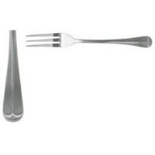 Update International Chelsea 18/0 Stainless Steel Satin Finish Heavy Weight Salad Fork -- 36 per case.