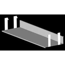 John Boos Stainless Steel Extra Divider for Meat Boat Racks.