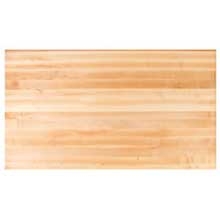 John Boos Tuff Var Finish Hard Maple Rectangular Butcher Block Top, 30 x 24 x 1.5 inch.