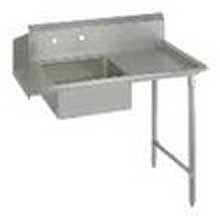 John Boos 14 Gauge Stainless Steel Soiled Dishtable With Right Leg, 108 Inch