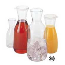 Cambro Camwear Camliter Beverage Decanter - Shrink Wrap, 1 Liter -- 12 Per Case