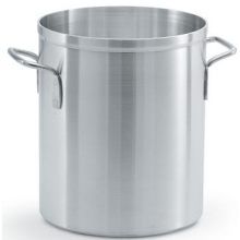 Vollrath Stock Pots, Aluminum,capacity 22.7 Ltrs,gauge 8