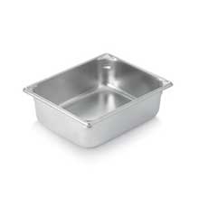 Super Pan Ii Stainless Steel Steam Table Pans,18-8 Stainless Steel ,Half Size,Dimensions 10 3/8 X 12 3/4 Inches,Capacity 6.3 Ltrs.