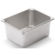 Super Pan Ii Stainless Steel Steam Table Pans,18-8 Stainless Steel ,Half Size,Dimensions 10 3/8 X 12 3/4 Inches,Capacity 9.5 Liters