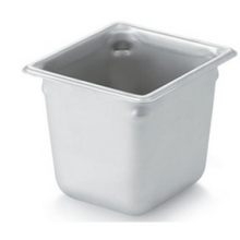 Super Pan Ii Stainless Steel Steam Table Pans,18-8 Stainless Steel ,One Sixth Size,Dimensions 6 7/8 X 6 1/4 Inches,Capacity 2.5 Ltrs.