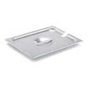Cover Slotted Flat, Stainless Steel, 1/2 Size.