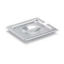 Cover Slotted Flat, Stainless Steel, 1/6 Size.