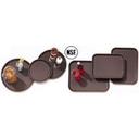 Cambro Round Nonslip Polytread Tray, Black, 16 inch -- 12 per case