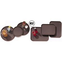 Cambro Round Nonslip Polytread Tray, Black, 16 inch -- 12 per case