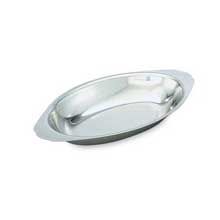 Vollrath Au Gratins, Oval, Stainless Steel, 8 Ounce -- 12 Per Case