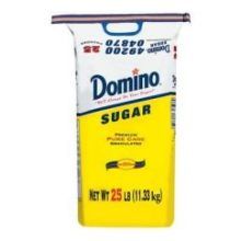 Domino Granulated Sugar, 25 Pound Bag