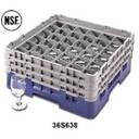 Camrack 36 Compartment Full Size Glass Rack with Three Extender, Sherwood Green -- 3 per case.