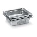 Super Pan 3 Perforated PansStainless Steel One Third Pan Size Depth 2 1/2 Inches -- 6 per case