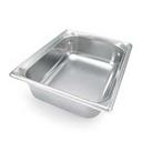 Super Pan, One Half Size,18-8 Stainless Steel,Dimensions 10 3/8 X 12 13/16 Inches, 3.8 Ltrs.