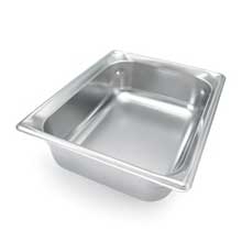 Super Pan, One Half Size,18-8 Stainless Steel,Dimensions 10 3/8 X 12 13/16 Inches, 8.5 Ltrs.