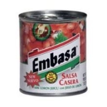 Embasa Casera Hot Salsa Can, 7 Ounce -- 12 Case