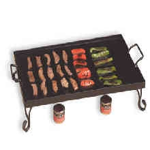 Wrought Iron Griddle With Stand