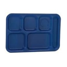 Traex Bright Blue Right Hand ABS Compartment Tray, 10 x 14.5 inch -- 24 per case.