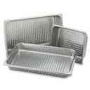 Perforated Pans,Full Size,Depth 4 Inches, 22 Gauge, Stainless Steel.