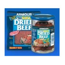 Pinnacle Foods Armour Star Sliced Dried Beef, 4.5 Ounce -- 12 per case.